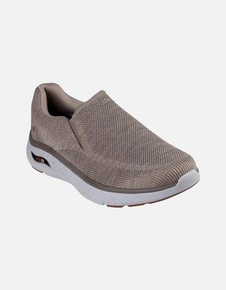 Skechers Mens Arch Fit Crosser Locke Mens Trainers - Brown - Size: 11