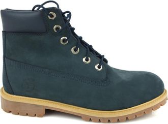 Timberland Enkelboot met veters - Heren - Veterlaarzen - Blauw - 36 EU - Leer - Schoenen