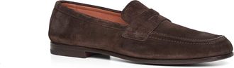 Churchs Mens Loafers Rother Brown Suede Calf Leather