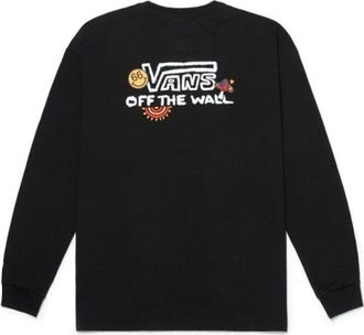 Vans Logo Long Sleeve T-shirt Black VN0A5H86BLK