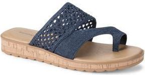BareTraps Gibby Slide Sandal in Dark Denim at Nordstrom Rack, Size 9.5