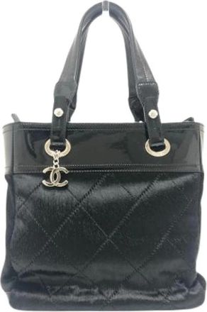 Chanel Pre-owned Vintage Tote Bag - Dames - Vintage Handtas - Zwart - ONE Size - Vintage