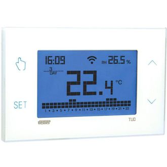 OEM Cronotermostato Semanal Wifi Pantalla T&aacute;ctil Blanca