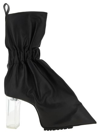 Rick Owens Black Solid Taquito Boots
