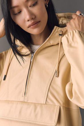 Aligne Alexia Leather Hoodie Jacket