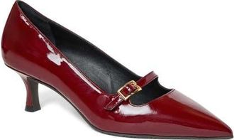 Bruno Magli Parza Pointed Toe Pump in Bordeaux Patent at Nordstrom, Size 9.5