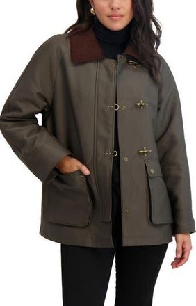 Elie Tahari Taylor Barn Jacket in Olive at Nordstrom Rack, Size X-Large