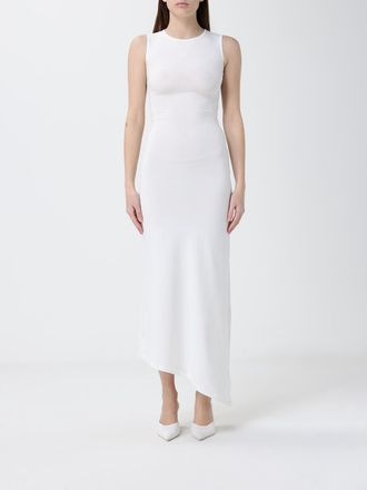 Marine Serre Abito asimmetrico Marine Serre in cotone stretch