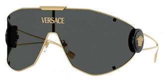 Versace Dark Grey Shield Unisex Sunglasses VE2268 100287 142
