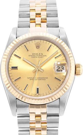 Rolex Pre-owned Rolex Datejust 31 Automatic Champagne Dial Ladies Watch 68273 CSJ