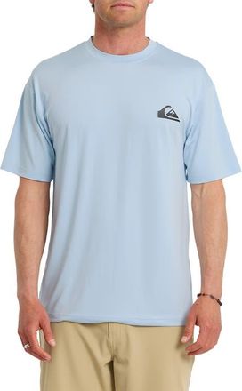 Quiksilver Everyday Surf Short Sleeve Rashguard in Skyway at Nordstrom, Size Xx-Large