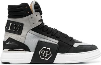 Philipp Plein Cocco Phantom Kicks high-top sneakers - unisex - Calf Leather/Calf Leather/Rubber - 41 - Black