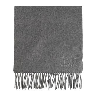 Max Mara Winter Scarves, female, Gray, Size: ONE SIZE Wsdalia Cashmere Scarf