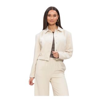 Lina Locchi Ll-Alberta Blazer - Dames - Jassen - Beige - Maat: XL