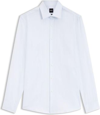 BOSS Slim-fit shirt in refined Italian cotton