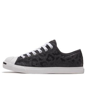 Converse (WMNS) Converse Jack Purcell LP Low Sole Trendy Retro Casual Sneakers Black White 570527C