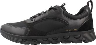 Geox D Spherica Ecub - Heren - Sneakers - Zwart - 37 EU - Leer - Schoenen