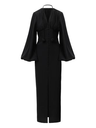 Lita Maelle maxi dress - women - Silk - 36 - Black