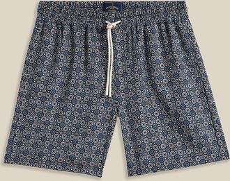 Portuguese Flannel Mens Conte Tencel Shorts In Blue Multi