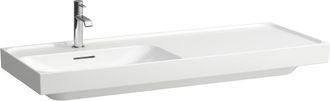 Laufen Laufen Lavabo Meda, Empotrable, Repisa Derecha, 1200x460mm, Sin