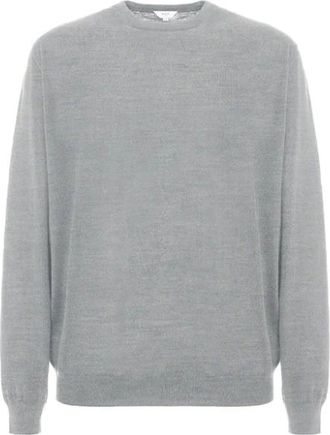Malo Truien & Vesten, Heren, Grijs, XL, Cashmere Truien
