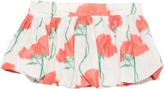 Kenzo Rose Balloon Mini Skirt