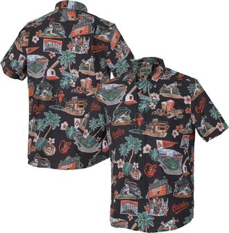 Reyn Spooner Mens Reyn Spooner Black Baltimore Orioles Scenic Tri-Blend Button-Down Shirt at Nordstrom, Size Xxx-Large