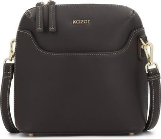 Kazar Carin - Dames - Schoudertassen - Bruin - ONE Size - Leer - Tassen