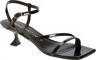 Stuart Weitzman Womens Oasis 50 Slingback Sandals In Black