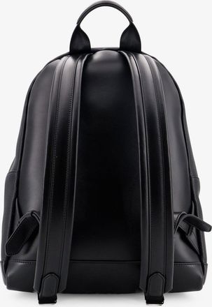 Tom Ford Mens Leather Backpack Black Backpacks