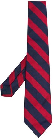 Polo Ralph Lauren striped silk tie - men - Silk - One Size - Blue