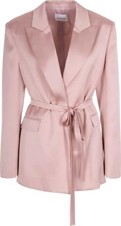 Andamane tie-waist jacket - women - Polyester - 40 - Pink