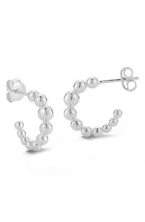 Glaze Jewelry Bubble Hoop Earrings in Silver at Nordstrom Rack