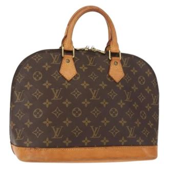 Louis Vuitton Pre-owned Handbags, female, Brown, Size: ONE SIZE Pre-owned Canvas Handbag