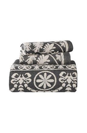 Superior Kymbal Cotton Blend Jacquard Bedspread & Shams Set in Charcoal at Nordstrom Rack, Size Twin
