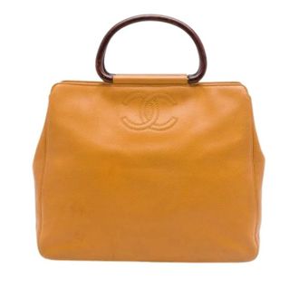 Chanel Pre-owned Caviar Leather Tote - Dames - Pre-owned - Bruin - Maat: ONE Size Leer