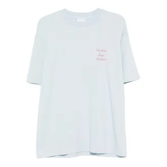 Dr&ocirc;le de Monsieur Heren, Tops, Blauw, Maat: L Katoen