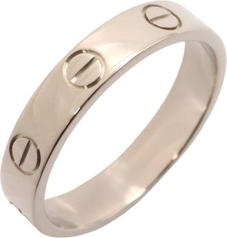 Cartier Silver White Gold (18K) Band Ring (Pre-Owned)