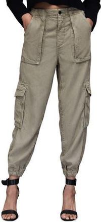 AllSaints Frieda Cargo Joggers in Washed Olive Green at Nordstrom Rack, Size 0
