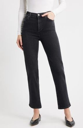 Frame Denim Le Sleek High Waist Ankle Straight Leg Jeans in Meteor at Nordstrom Rack, Size 29