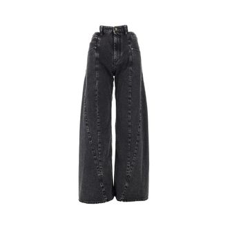 Maison Margiela Cut-out waist jeans Woman 36