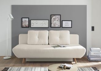 HOME AFFAIRE Schlafsofa »Segmon« einfach in ein bequemes Bett umwandeln, inklusive Bettkasten