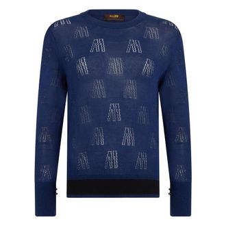 Moorer Dames, Truien, Blauw, Maat: XS