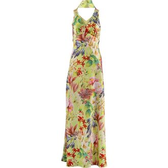 VASILIKI Catalina Silky Gown In Eden Tapestry at Nordstrom, Size X-Small