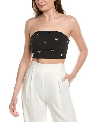 Milly Milly Sharlee Heart Applique Tube Top