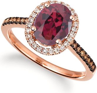 Le Vian Ladies Semi-Precious Rings set in 14K Strawberry Gold