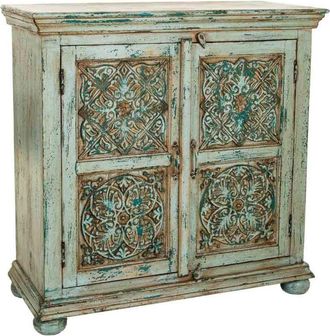 Wanderlust Deco Recibidor De Madera Acabado Artesanal 90x40x90