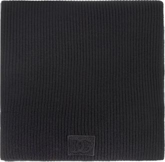 Dolce & Gabbana Wollen sjaal - Heren - Wintersjaals - Zwart - ONE Size - Wol - Accessoires