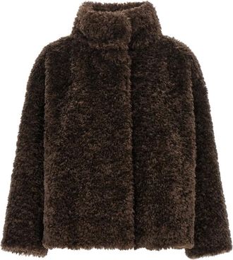 Herno Tocco Cropped Jacket - Jackets - Mujer - Marr&oacute;n - XS
