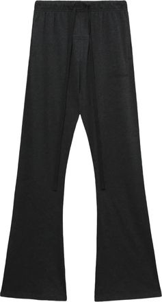 Fear of God drawstring-fastening flared track pants - Black